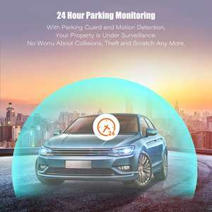 Kefa 1080P Dual Lens Auto DVR Camera voor en achter, Dashcam met IPS video recorder, autospiegel - Product Image 3