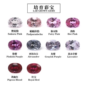 Vendita diretta della fabbrica di porcellana imperatore verde laboratorio di pietre preziose YAG Green Lab coltivato ovale taglio ittrio alluminio granato - Product Image 5