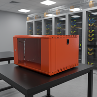 Armoire réseau murale 4U, rack de serveur de centre de données 19 pouces