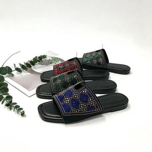 <span class=keywords><strong>Sandalias</strong></span> Planas de Estilo Africano con Suela Suave para Mujer, Pantuflas para Mujer y Señora - Product Image 6