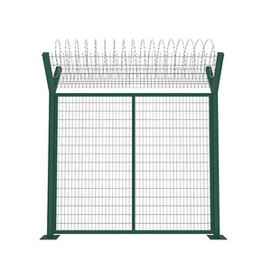 Clôture à double fil métallique galvanisé robuste en maille, sur mesure, couleur personnalisable, antirouille, durable pour ferme et champ agricole - Offre Spéciale - Product Image 6