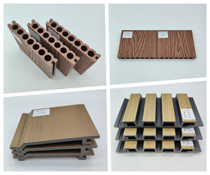 WPC pannello di parete esterno impermeabile dimensione impermeabile 4x8 pietra pannello di parete esterno per wc o bidone della spazzatura rivestimento della parete impermeabile esterno - Product Image 3
