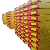 Viga de Madera H20 con Recubrimiento Amarillo para Sistemas de Encofrado de Hormigón Seguros, Duraderos y Eficientes