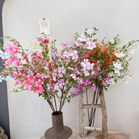Coloré Murraya Exotica Fleur Artificielle Plafond De Mariage Décoration Faux Fleurs pour L'arrangement De Noël