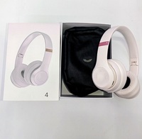 Casque sans fil Studio Pro Solo 4 de haute qualité avec ANC, design pliable, fenêtre pop-up pour V5.3, 15-20 heures d'autonomie, idéal pour DJ et sport