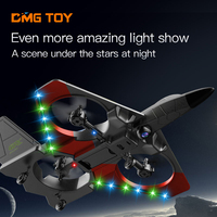 Avion RC super grand avion de chasse à détection de gravité avec caméra HD 1080P 2.4G planeur en mousse avion RC pour débutants