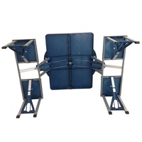 Table de pique-nique pliante en plastique en aluminium Valise de camping portable pour activités de plein air