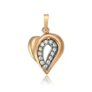 36151 Xuping Jewelry Fashion Premium Quality Elegant Heart Mother's Day Multi-Color Environment-friendly Copper Pendant