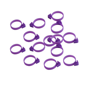 Silicone Piping Bag Clips 10 Pcs Round Binding Straps For Cake Decorating Tools - Product Image 5