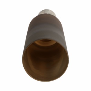 Vaso Cilindrico Sfumato Moderno in Vetro con Accenti in Marmo e Metallo per Arredamento Casa, Soggiorno, Camera da Letto, Ufficio - Product Image 6