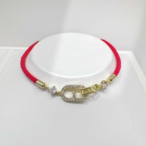 wholesale simple plata 925 Sterling Silver string <b>Bracelets</b> fashion personalized handmade 14k gold <b>red</b> rope <b>bracelet</b> for women - Product Image 5