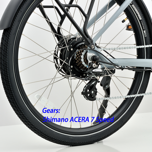 Bicicleta Eléctrica de Montaña Inteligente con Batería de Litio Integrada de 250W 36V 15Ah y 7 Velocidades, con Ruedas de 28 Pulgadas, para Mujer - Product Image 6