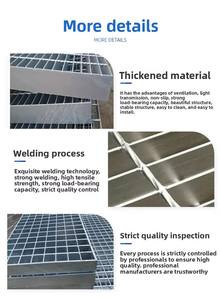 Plaque <span class=keywords><strong>de</strong></span> treillis en acier galvanisé G325/30/50, fabricant <span class=keywords><strong>de</strong></span> plateformes <span class=keywords><strong>de</strong></span> centrales électriques et <span class=keywords><strong>de</strong></span> <span class=keywords><strong>grilles</strong></span> <span class=keywords><strong>de</strong></span> drainage <span class=keywords><strong>de</strong></span> parcs - Product Image 6