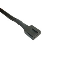 Selubung PC 4Pin, kipas kontrol kecepatan, kabel Splitter, pengontrol kipas pendingin dapat disetel untuk stok sasis komputer 30cm CCA