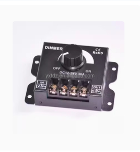 Yixintai LED Dimmer DC 12V 24V 30A 360W có thể điều chỉnh độ sáng đèn bóng đèn Dải điều khiển ánh sáng màu duy nhất cung cấp điện điều khiển - Product Image 5