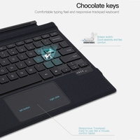 Clavier Tablet PC pour Microsoft Surface Pro 3 / 4 / 5 / 6 / 7 / 7 + clavier magnétique sans fil Vente en gros de haute qualité pas cher