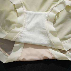 Bragas ultrafinas de máscara de seda de hielo de aire para <span class=keywords><strong>mujer</strong></span> Calzoncillos de cintura media suaves y transpirables frescos dulces al por mayor - Product Image 6