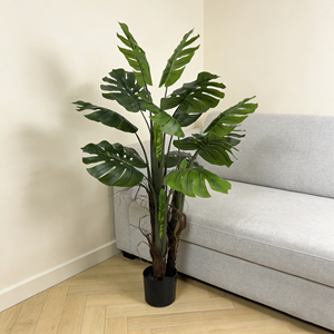 Grandes <span class=keywords><strong>plantes</strong></span> artificielles Monstera Deliciosa, fausses <span class=keywords><strong>plantes</strong></span> tropicales suisses, <span class=keywords><strong>plantes</strong></span> <span class=keywords><strong>d</strong></span>'<span class=keywords><strong>intérieur</strong></span>, arbre avec pot pour la <span class=keywords><strong>d</strong></span>écoration <span class=keywords><strong>d</strong></span>'hôtel - Product Image 3