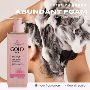 Shampoo clarifiant végétalien à la kératine brésilienne avant le traitement, éliminateur de résidus <span class=keywords><strong>et</strong></span> lissant anti-frisottis pour des cheveux doux <span class=keywords><strong>et</strong></span> brillants - Product Image 4