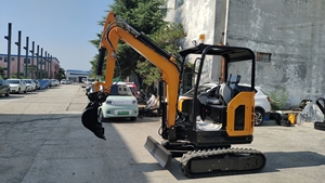 Excavatrices chinoises neuves de 2,5 tonnes, cabine ouverte, moteur Kubota, mini-pelle avec certification EPA. - Product Image 6