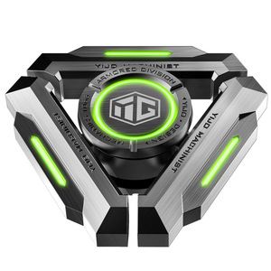 Black Technology Fingertip Gyro Limited Edition Hand Spinner Metal Glow in Dark Finger Decompression Boy <strong>Toy</strong> - Product Image 1