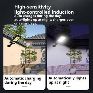Phares LED solaires polycristallins rétro multifonctionnels étanches portables à contrôle haute sensibilité pour voiture et usage extérieur - Product Image 4