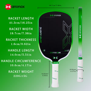 Raquette de pickleball Arronax EVA Core, réduction des vibrations, jeu confortable, rebond stable, contrôle de précision, séances d'entraînement en <span class=keywords><strong>club</strong></span> - Product Image 4
