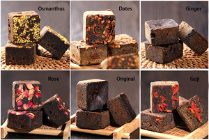 Osmanthus/rosa/rojo, cubos de azúcar marrón jengibre, Té saludable, chino, 100% - Product Image 6