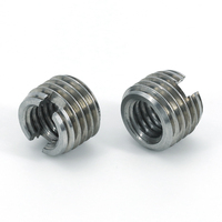 Custom Stainless Steel Thread Inserts Inside and Outside Threaded Screw 1/4" Female to 3/8" Male Screw Grade A2/A4 ISO Standard