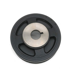 V-Belt <b>Pulley</b> 30 Mm Bore 2 Grooves Steel Crankshaft <b>Pulley</b> For Chevrolet Daewoo Motors Part Number 96352877 96897424 - Product Image 3