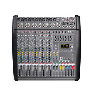 Mezclador de audio profesional PM1003 de 1000W, 10 canales con efector <span class=keywords><strong>DSP</strong></span> doble y consola de escenario Phantom Reverb de + 48V - Product Image 2