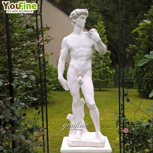 Statue classique de haute qualité en <span class=keywords><strong>marbre</strong></span> célèbre de michael angelo's <span class=keywords><strong>David</strong></span> - Product Image 1
