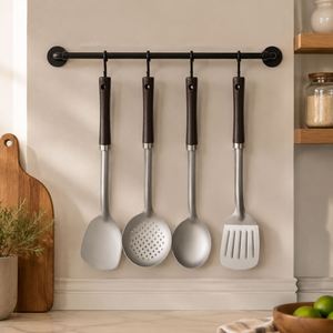 Ensemble de cuillères de cuisine en titane pur, ensemble de spatules en titane pur, ensemble d'ustensiles de cuisine en titane pur, compatibles lave-vaisselle - Product Image 4