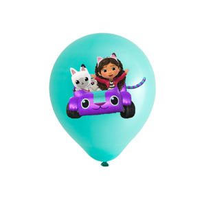 <span class=keywords><strong>Gaby</strong></span>'s Dollhouse-conjunto <span class=keywords><strong>de</strong></span> globos <span class=keywords><strong>de</strong></span> látex <span class=keywords><strong>de</strong></span> dibujos animados, para pastel, gato, niña, vestido <span class=keywords><strong>de</strong></span> cumpleaños, nuevo, 12 pulgadas - Product Image 6