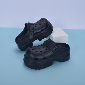 Zuecos de Plataforma con Suela Gruesa para Mujer, Color Marrón, EVA Antideslizante, Zapatos de Verano, Sandalias Cómodas para Usar en las Cuatro Estaciones - Product Image 4