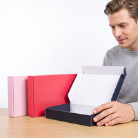 Boîte d'emballage en papier ondulé écologique durable avec logo personnalisé en gros