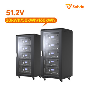 Solvic 51.2V 200Ah ラックマウント型リチウム電池 10.2kWh LiFePO4 家庭用 オフィス用 ソーラーバックアップ 最大16台並列接続可能 - Product Image 3