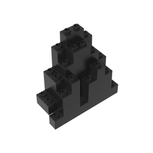 [Gobricks] GDS-2148 all'ingrosso parti di blocchi di costruzione pannello di roccia triangolare 3x8x7 (aka LURP) 6083 976014 - Product Image 3
