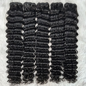 样品供应商巴西处女雷米发束原装100%未加工毛鳞片整齐头发束自然波浪卷发人发 - Product Image 4