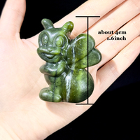 Vente en gros de pierres de cristal sculptées en forme d'animaux (abeilles) en quartz clair, jade et yooperlite pour la décoration