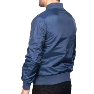 Blouson Bomber d'Hiver pour Homme Personnalisable à Bas Prix, Imperméable et Respirant, en Toile Couleur Unie, Style Streetwear, Meilleure Vente - Product Image 2