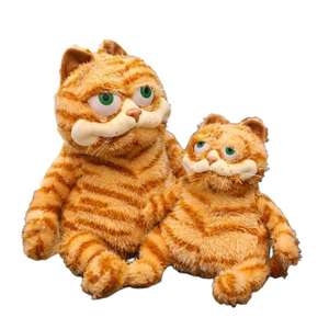 Juguetes de Peluche de Gato <span class=keywords><strong>Garfield</strong></span> Realistas, Venta al por Mayor, Decoración para Fiestas, Regalos de Cumpleaños, Animales de Peluche Unisex para Niños - Product Image 6