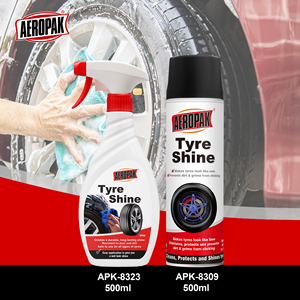 Aerosol Abrillantador de Neumáticos Aeropak de 500 ml, Ecológico, con 3 Años de Duración, Brillo Duradero, Pulimento para Ruedas de Automóviles, Abrillantador de Llantas OEM - Product Image 4