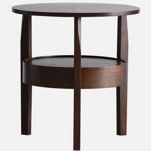 <strong>Real</strong> Premium Solid <strong>Wood</strong> Round Shape Large Storage <strong>Coffee</strong> <strong>Table</strong> Sofa Side <strong>Table</strong> with Drawer in Living Room Bedroom - Product Image 3