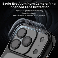 AUREXIONICS Clear Case untuk iPhone 18 Pro dengan Perlindungan Kamera