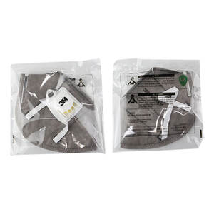 <span class=keywords><strong>Masque</strong></span> plat jetable <span class=keywords><strong>3M</strong></span> 9541V KN95 avec <span class=keywords><strong>charbon</strong></span> <span class=keywords><strong>actif</strong></span>, attaches auriculaires et valve respiratoire, anti-odeurs, formaldéhyde et fumée secondaire - Product Image 6