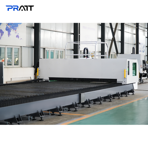 เครื่องตัดเลเซอร์แบบรางพื้นกำลังสูง ขนาดใหญ่ สำหรับงานตัดแผ่นโลหะหนัก - Product Image 1