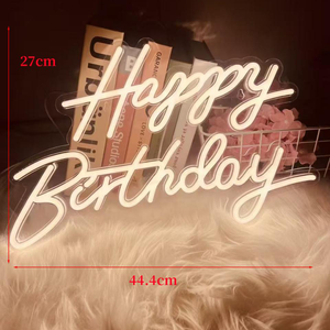 Enseigne lumineuse <span class=keywords><strong>LED</strong></span> néon personnalisée pour anniversaires, festivals, fêtes, décoration de chambre, enseigne décorative murale néon - Product Image 1