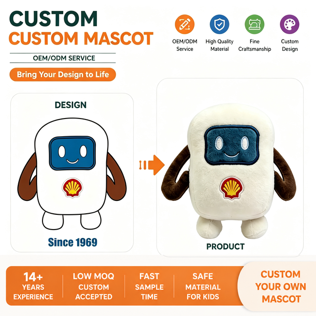 Custom Business Mascot Plush Toy Character Stuffed Animal Toys Personalized Brand Promotion Juguetes OEM ODM Peluches