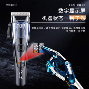 Kemei Electric Hair Clippers Km-3235 7000-9000rpm Brushed Motor <b>USB</b> Charging <b>Fast</b> <b>Charge</b> For Home And Pet Use - Product Image 3
